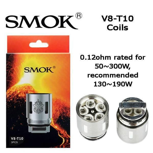 Smok V8-T10 coil 0.12 - 3 pack